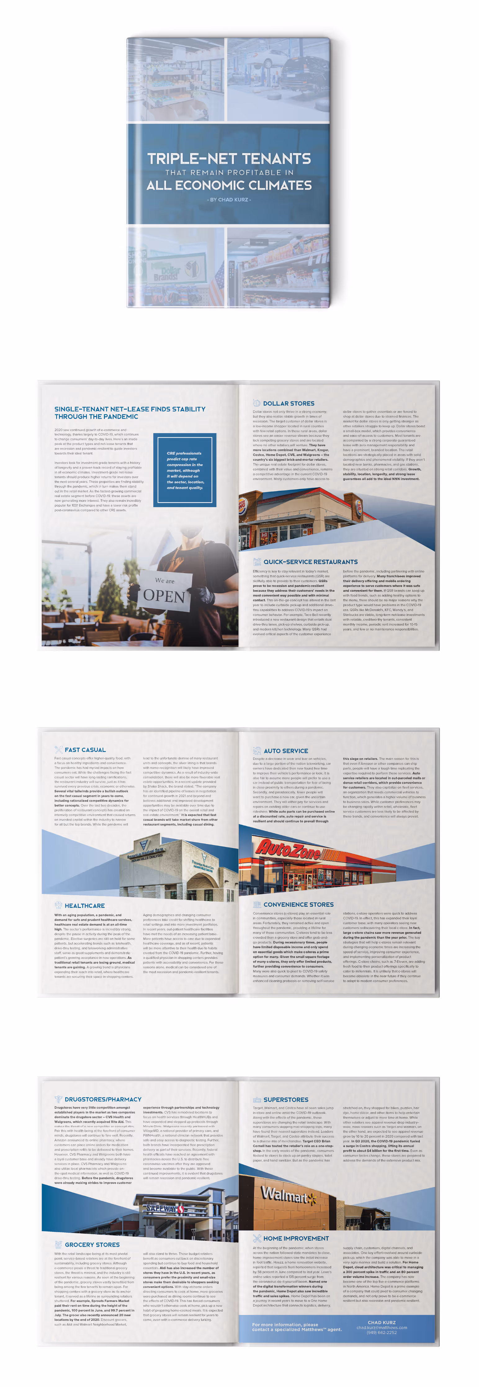 As Junior Graphic Designer at Matthews Real Estate Investment Services, I designed seasonal publications, marketing collateral, and handled print production to ensure accurate, high-quality materials.