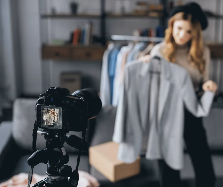 Danes are live shopping like never before: Lærke is selling jackets on Facebook