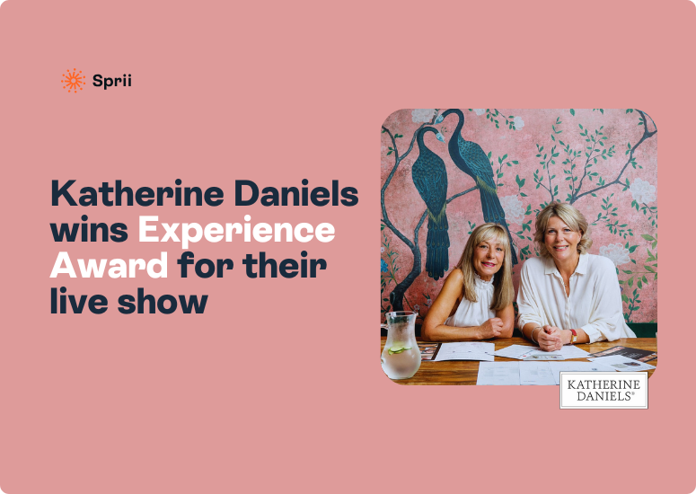 Katherine Daniels Live Shopping gana el premio a la mejor experiencia