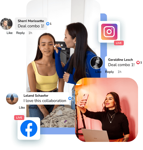 Invite co-hosts to broadcast your event