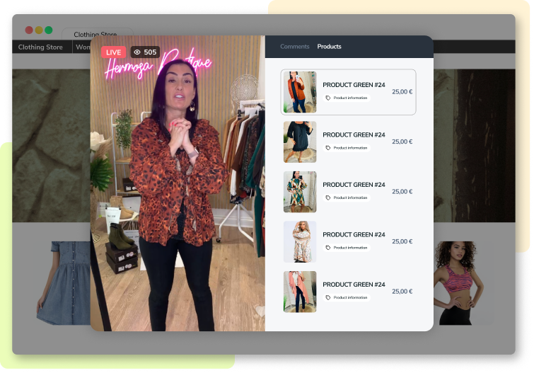 LIVE SHOPPING PÅ PLATSEN grafik 1 | ELISA.io