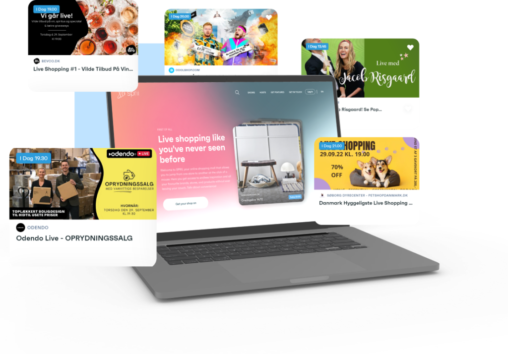 Appar och plattformar för live shopping grafik | ELISA.io