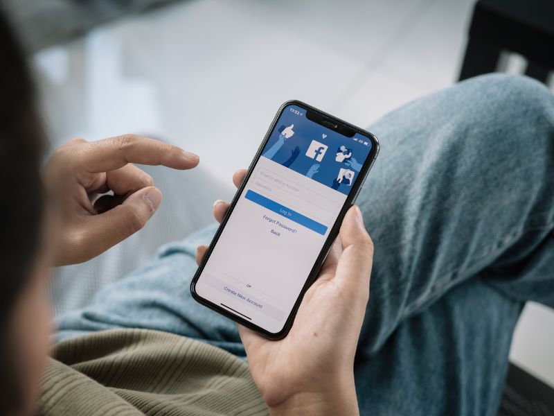 Telefoon met Facebook