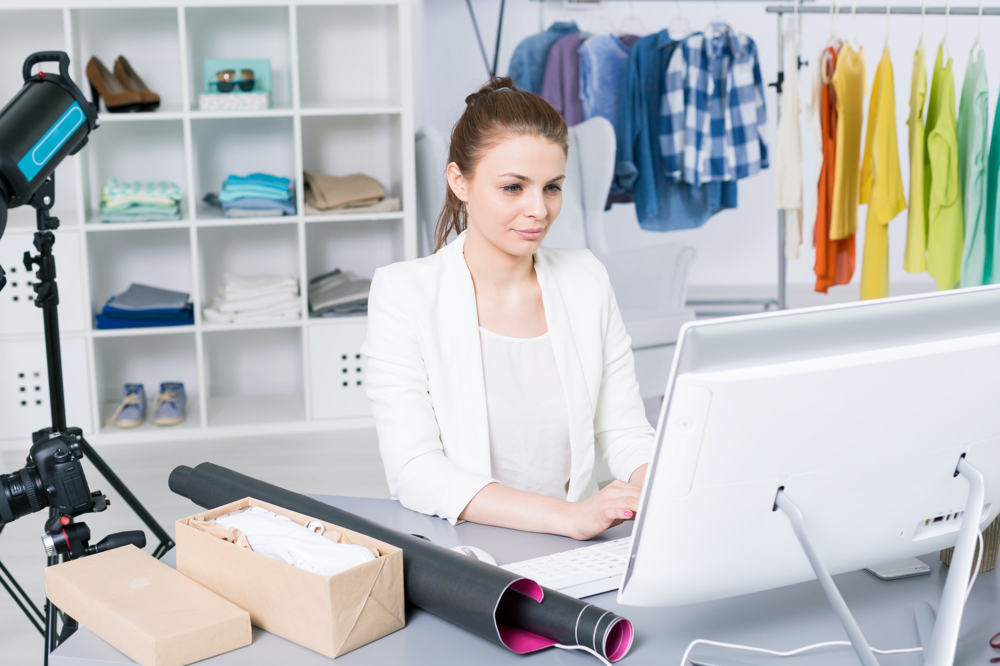 Ze heeft haar eigen webwinkel