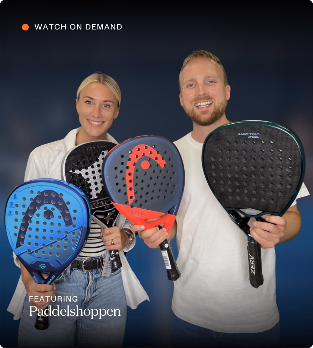 Padel Up & Go Live: Sportswear Live Shopping w/ Padelshoppen