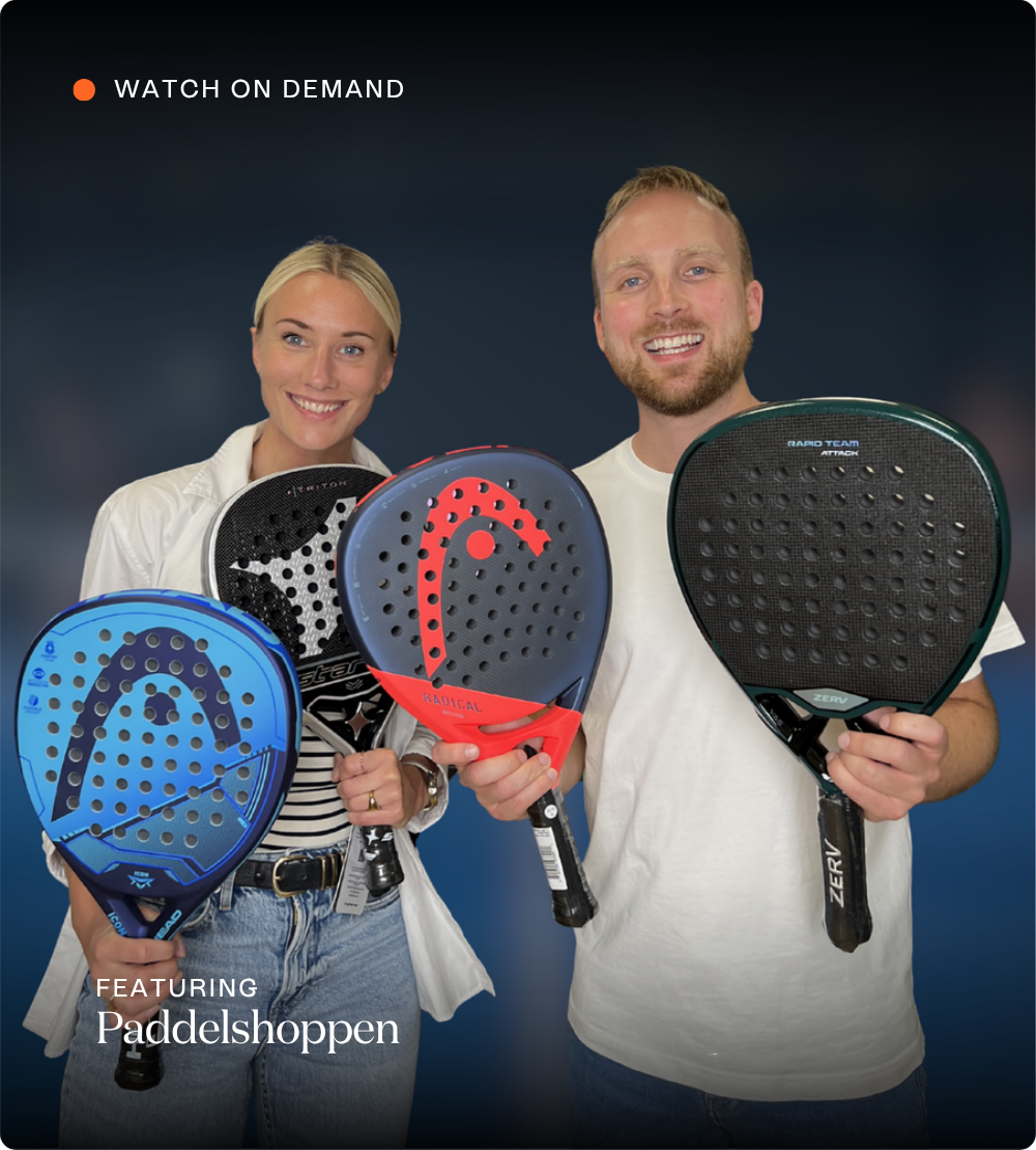 Padel Up & Go Live: Sportswear Live Shopping w/ Padelshoppen