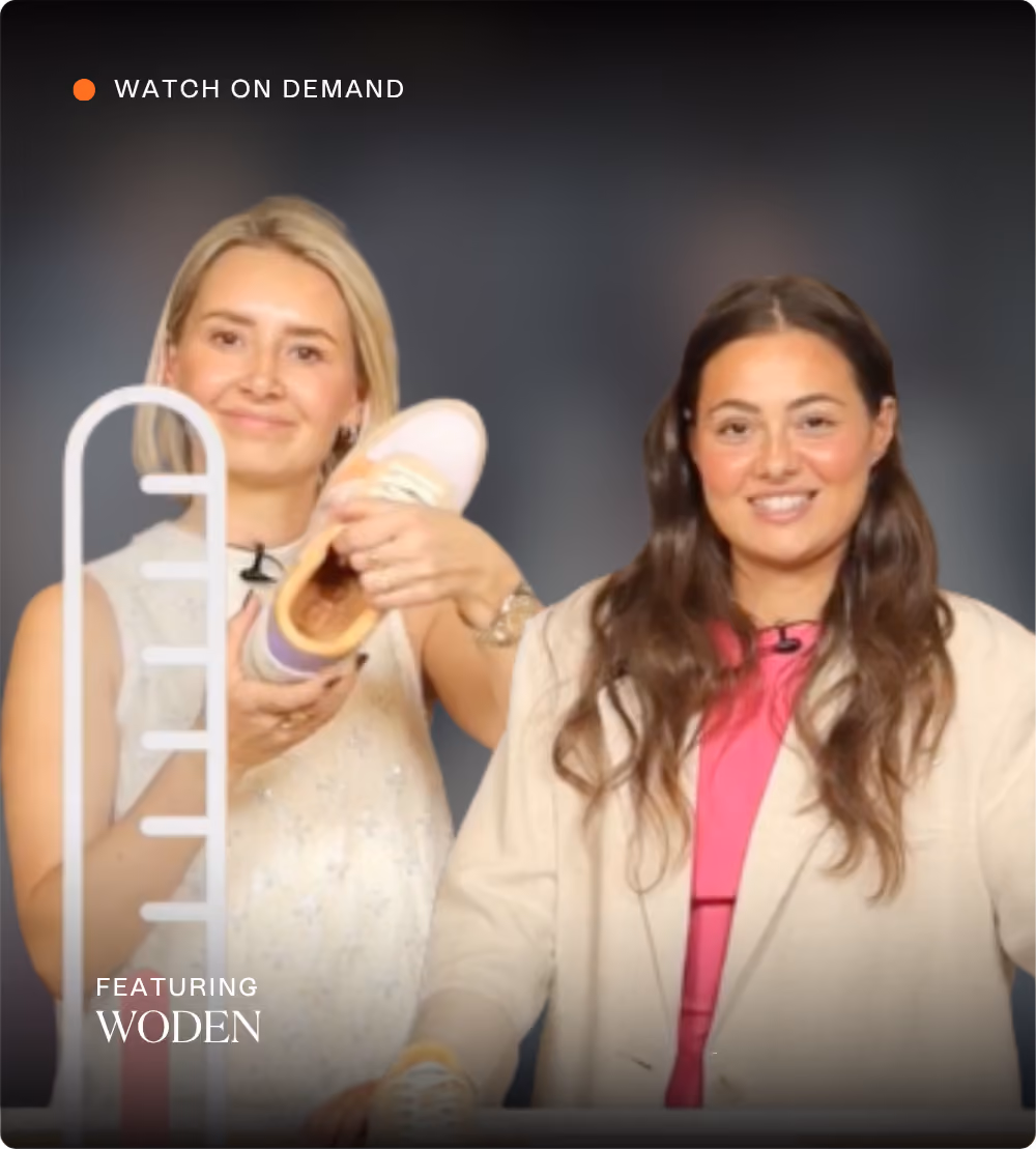 Driving Sneaker Sales Through Live Shopping - Featuring WODEN