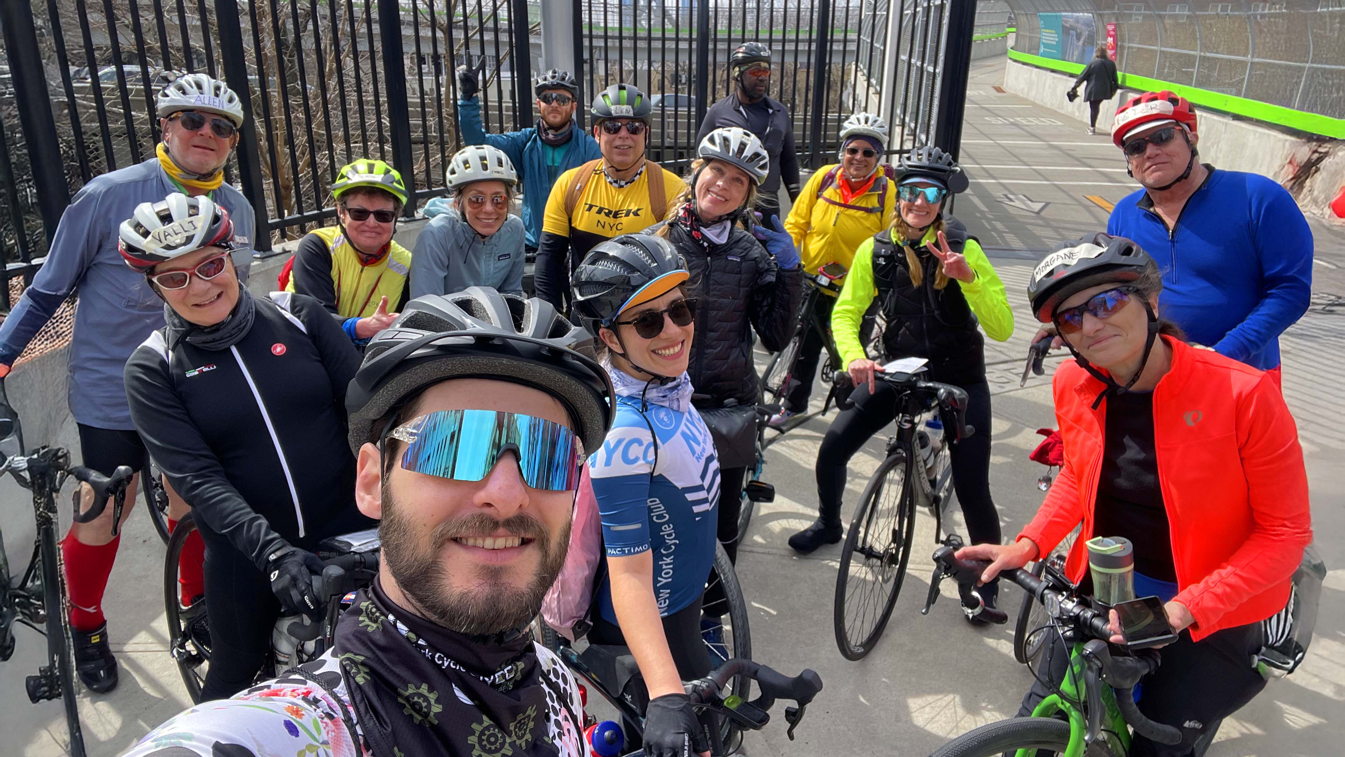 Road cycling rides in NYC