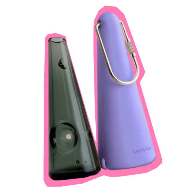 A stylized image of a marijuana joint.