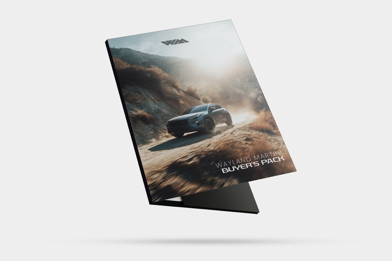 Interlocking presentation folder