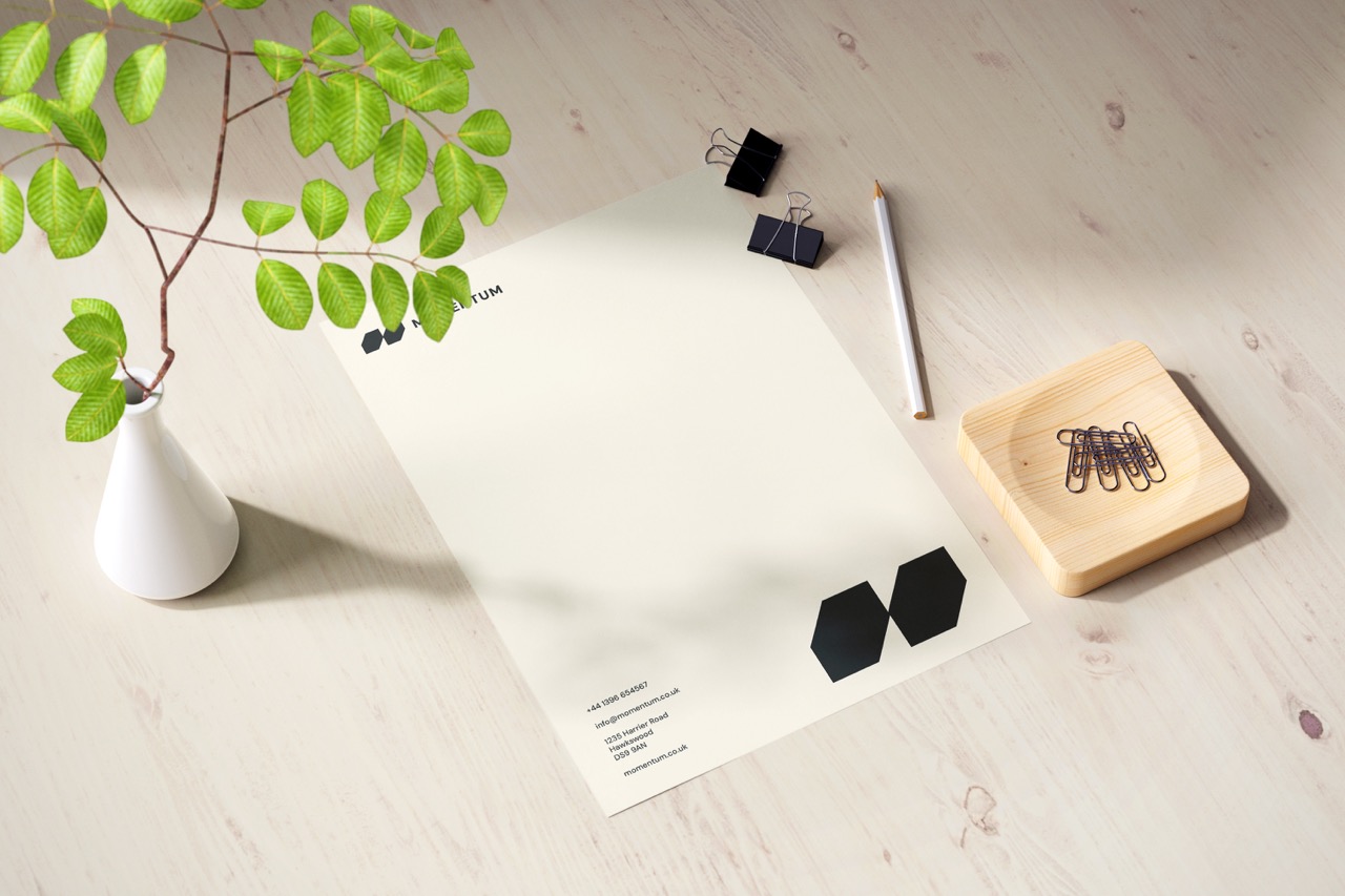 Branded letterhead