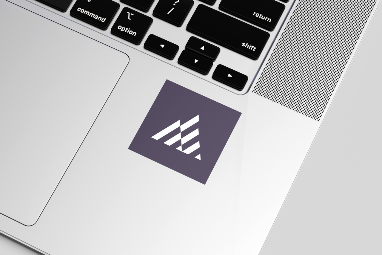 Square printed stickers