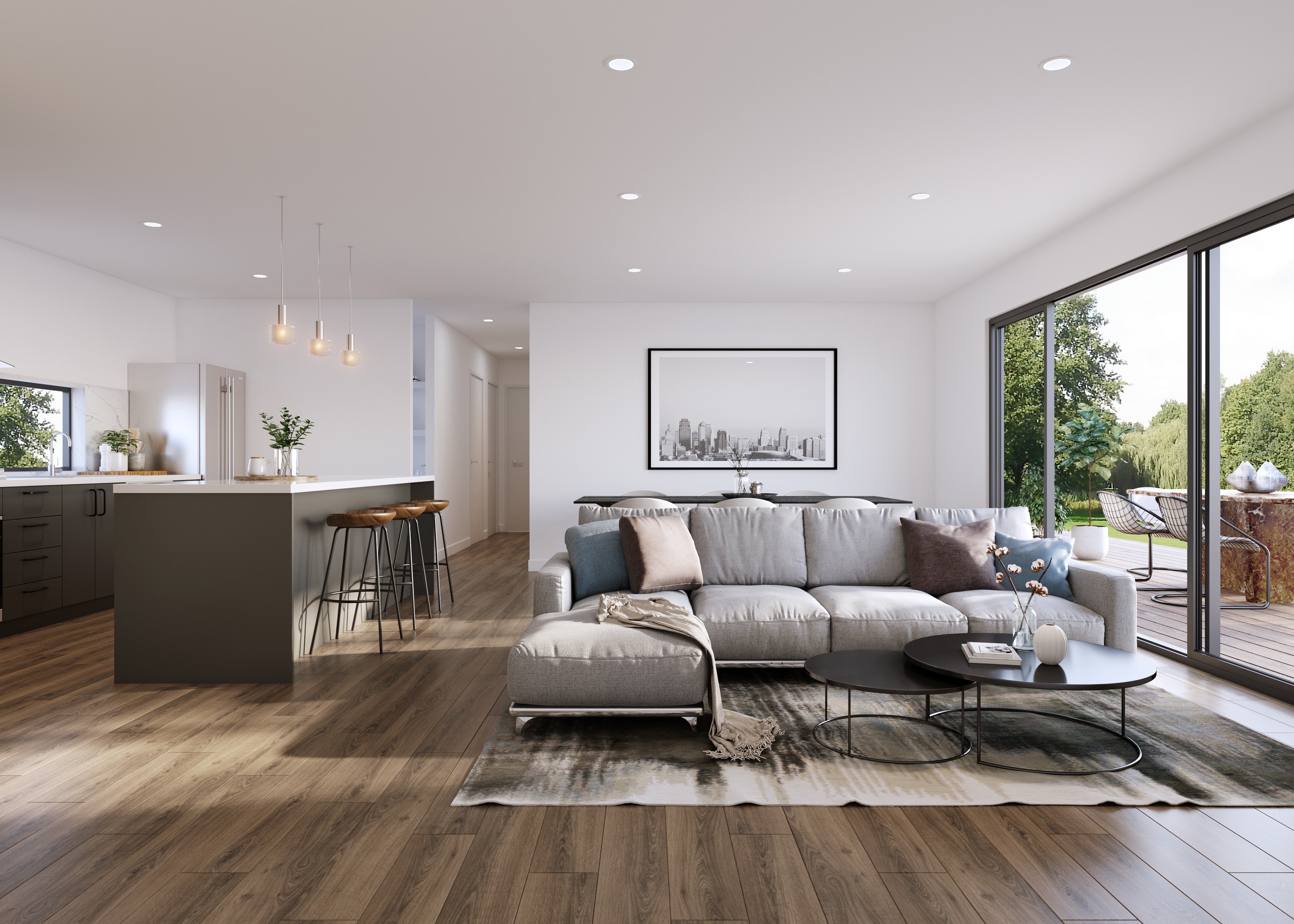 Affordable Houses Whangarei - 3d house render interior