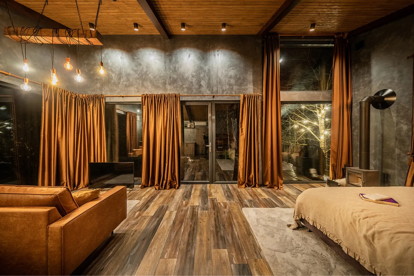 Photo of the view from inside