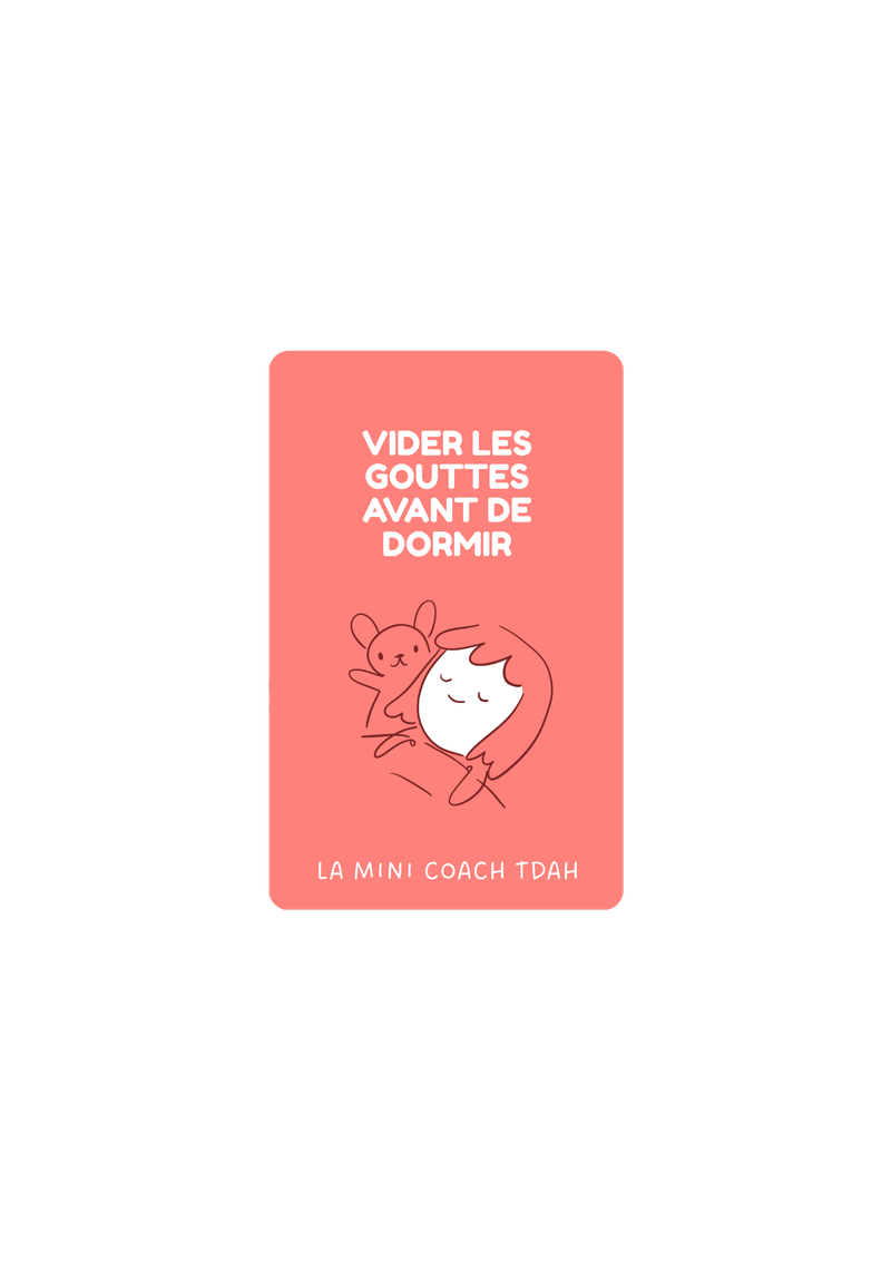Carte audio Vider les gouttes avant de dormir