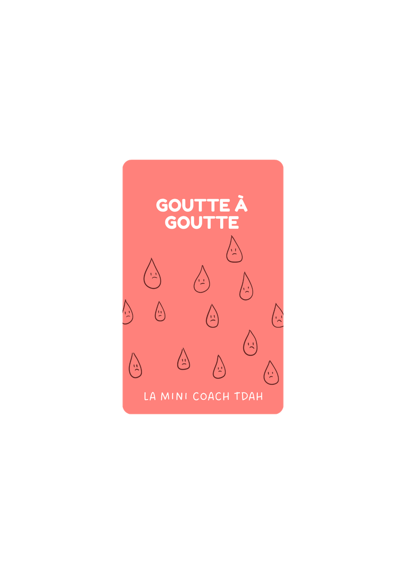 Carte audio Goutte &agrave; goutte