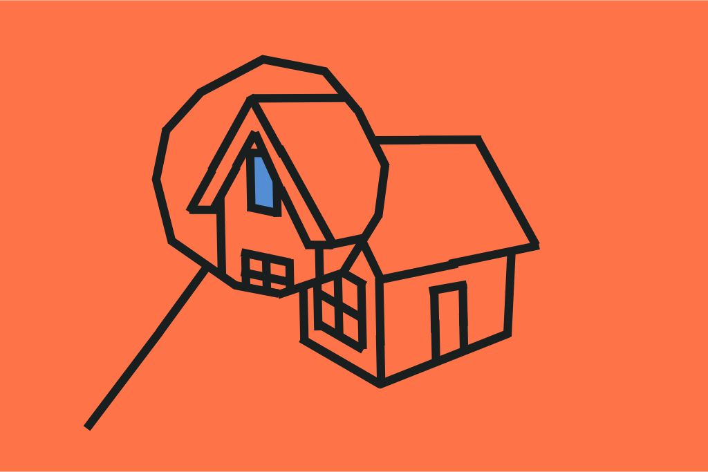 Woning die stil te koop staat zonder koop bord uitingen voor kopers die verhuizen 