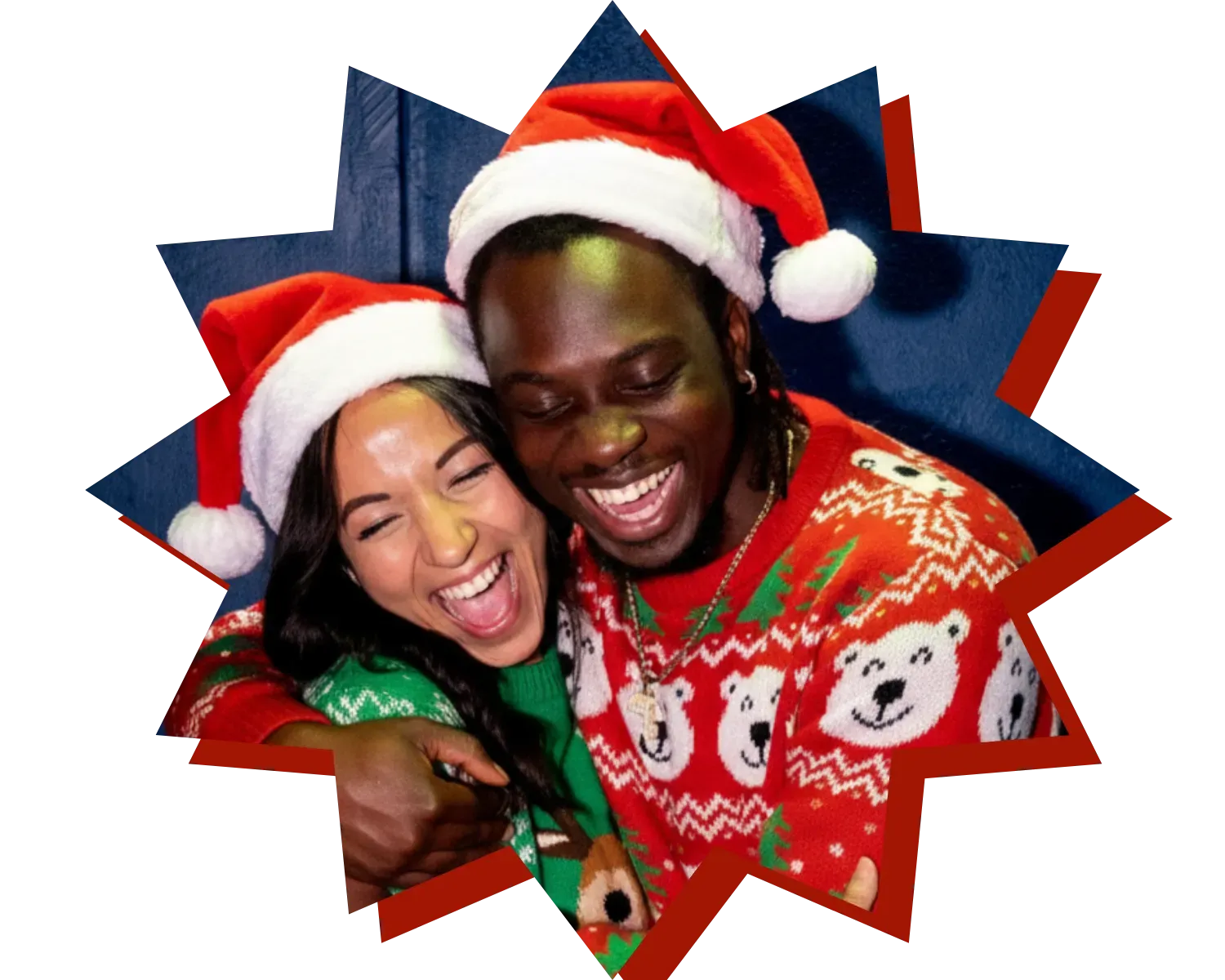 personne calin bonnet noel 