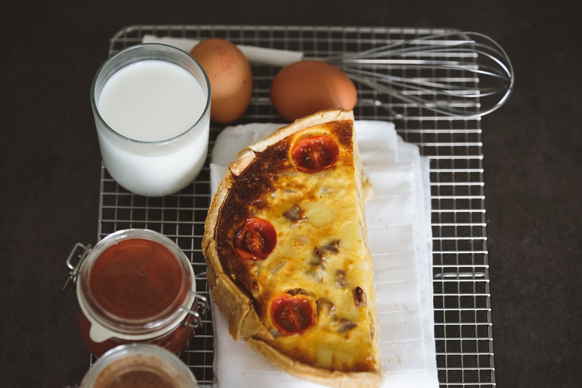 Une quiche lorraine appétissante