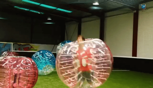 GIF bubble foot