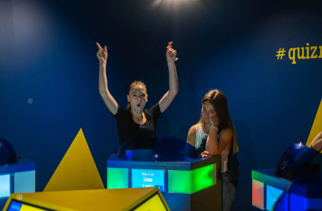 célébration de victoire, buzzer, quiz room, lorient