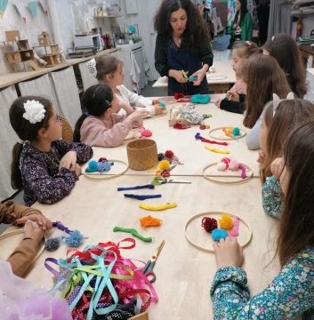 Image d'un atelier créatif a Nimes pour les enfants