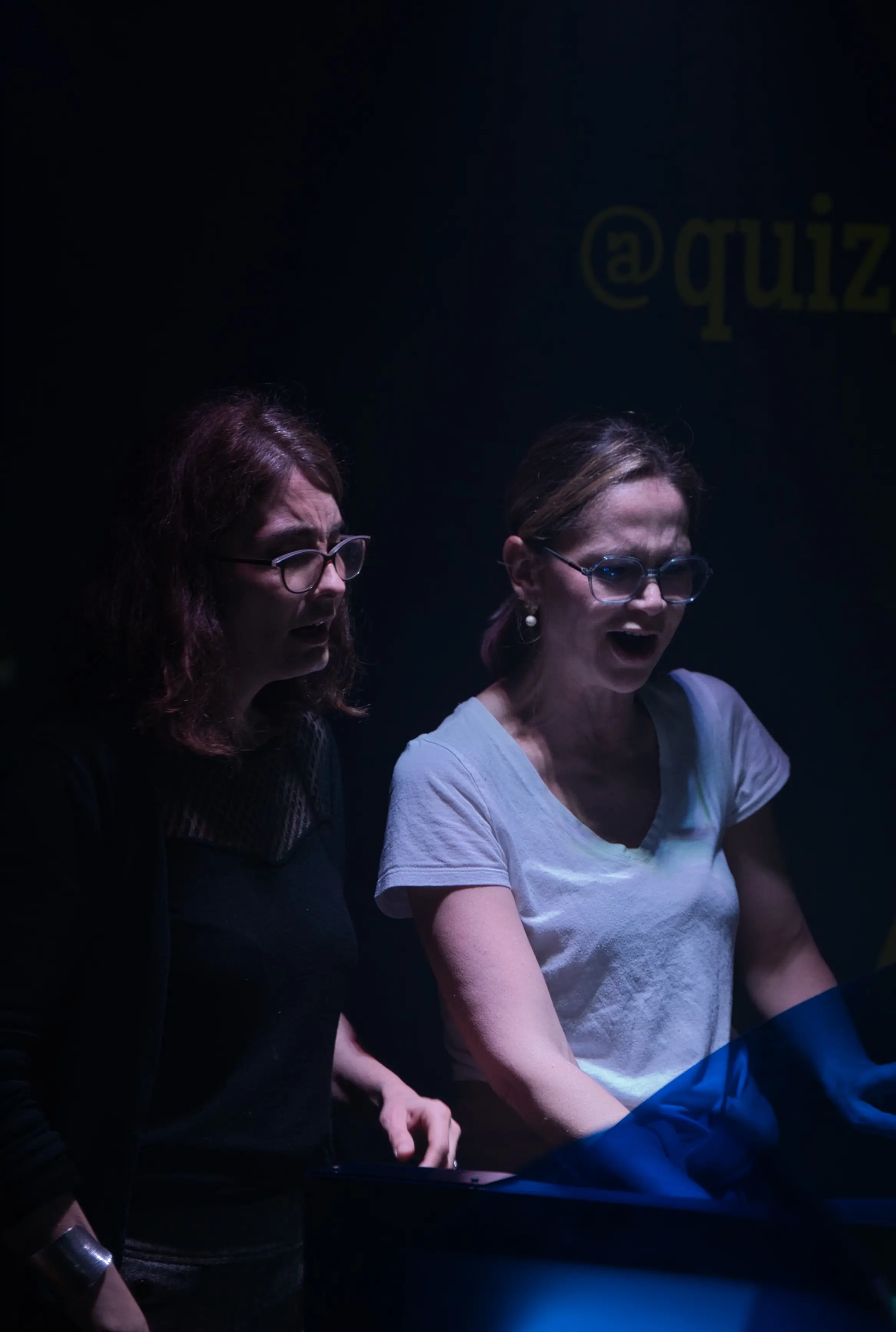 Groupe de filles qui font une activité chez Quiz Room