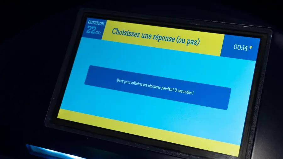 Gameplay immersif Quiz Room pour événement entreprise