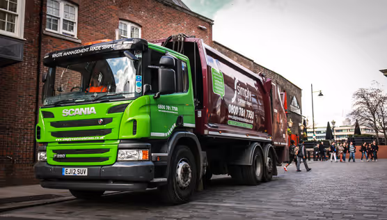 Simply Waste Solutions RCV on street