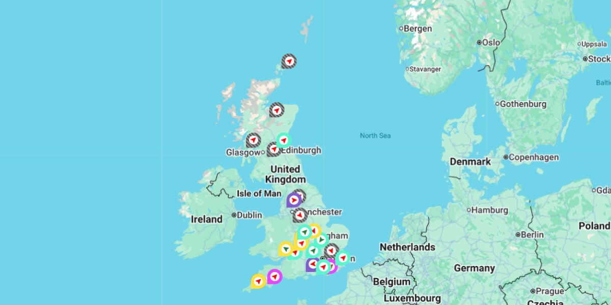 Fleetclear Connect Map