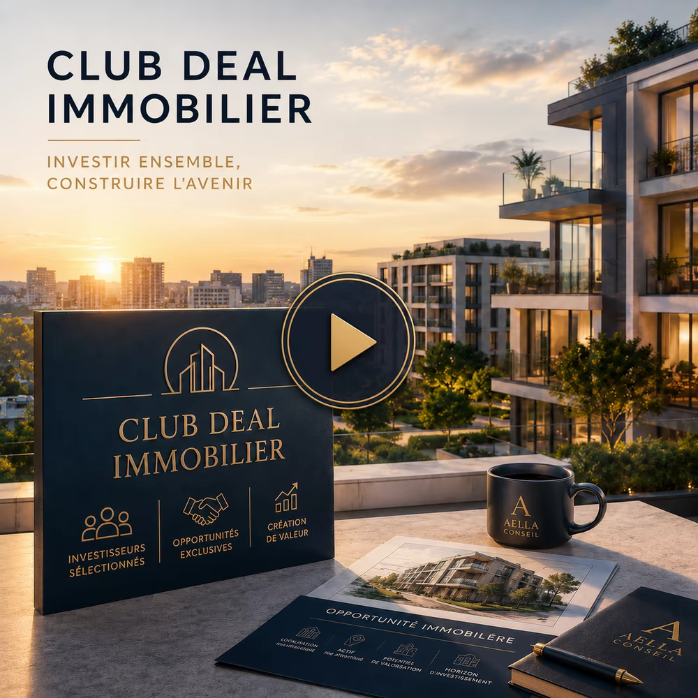 Investissement Club Deal Immobilier - Aella CONSEIL