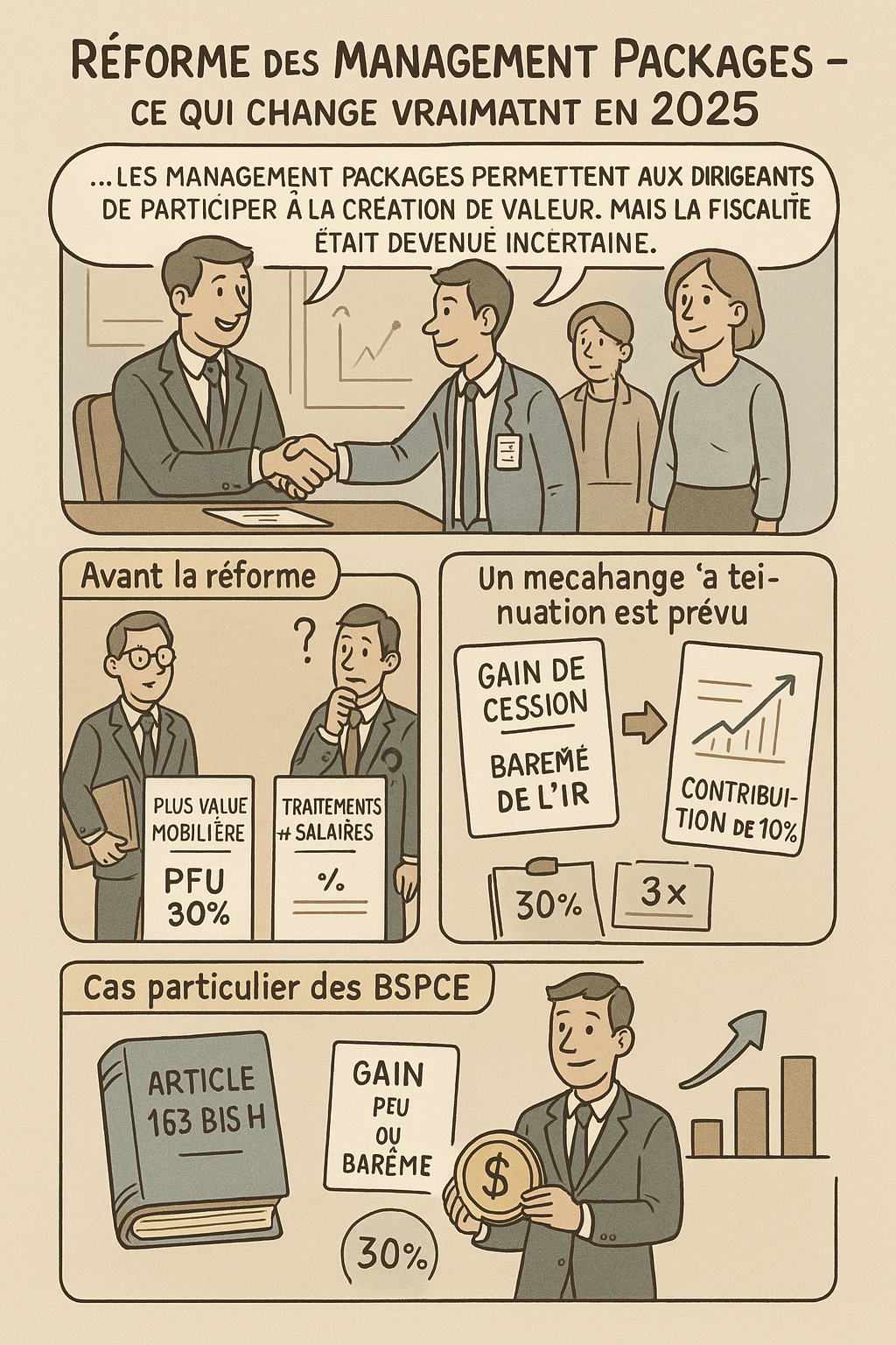 Réforme des management packages – ce qui change vraiment en 2025