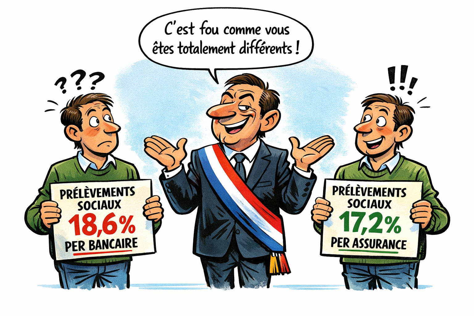 Les épargnants naissent libres et égaux en droit, mais certains sont plus égaux que d'autres!