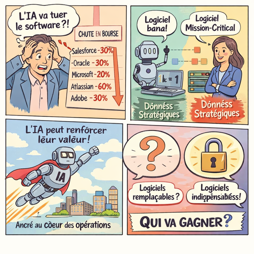 🚨 Le marché du software sous pression 