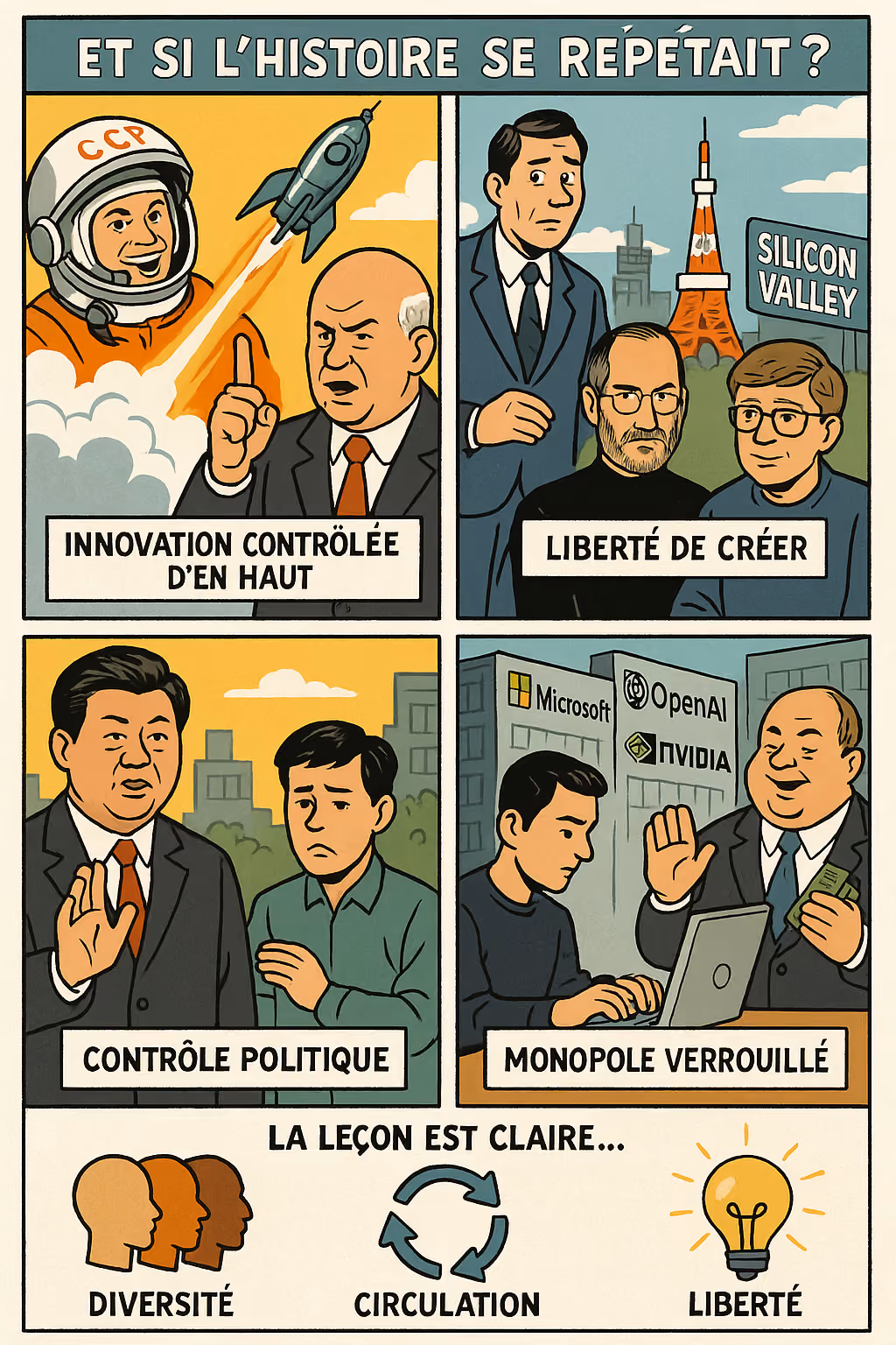Illustration : IA, et si l’histoire se répétait ?
