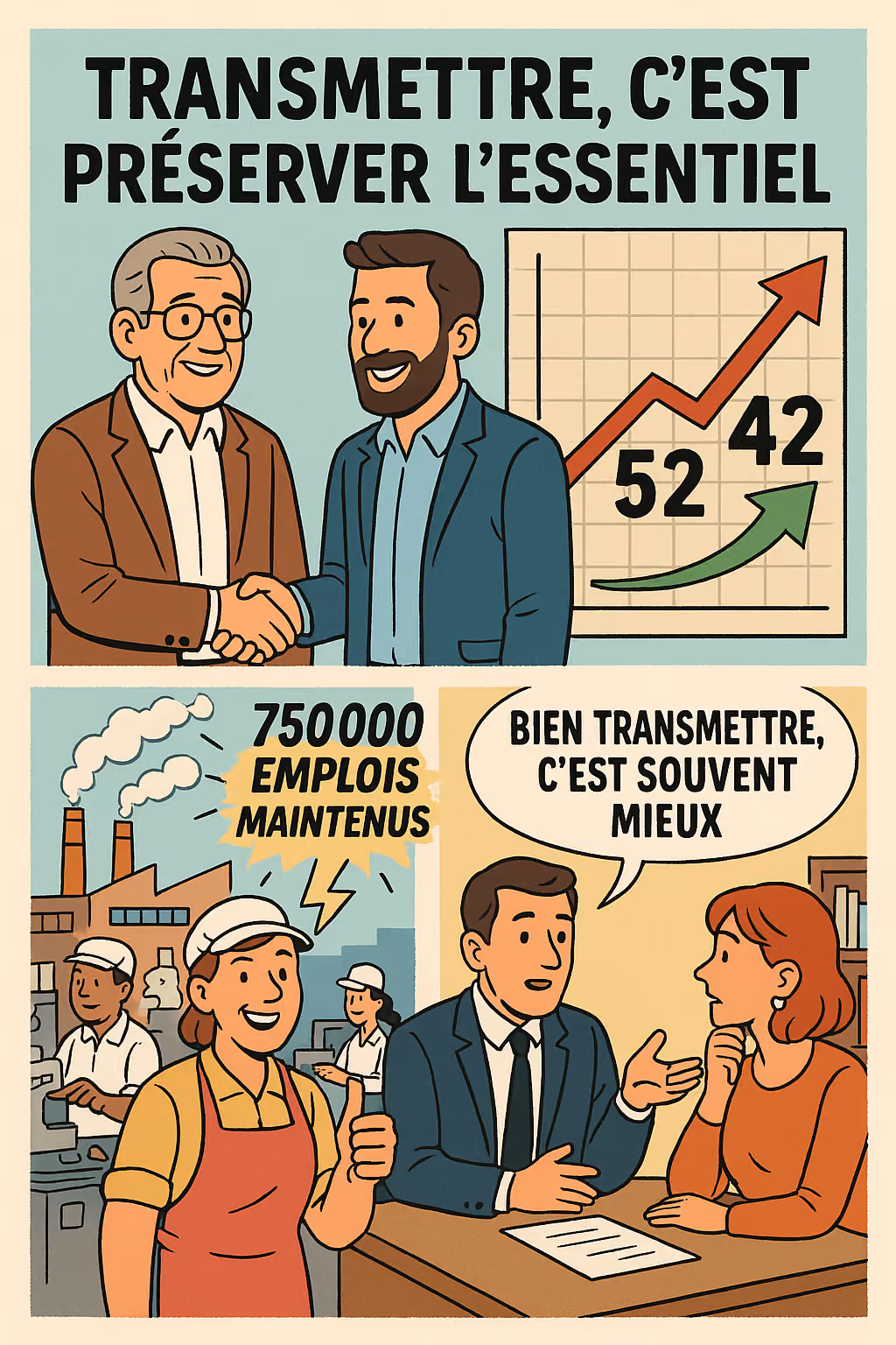 Illustration : Transmettre, c'est aussi préserver l'essentiel