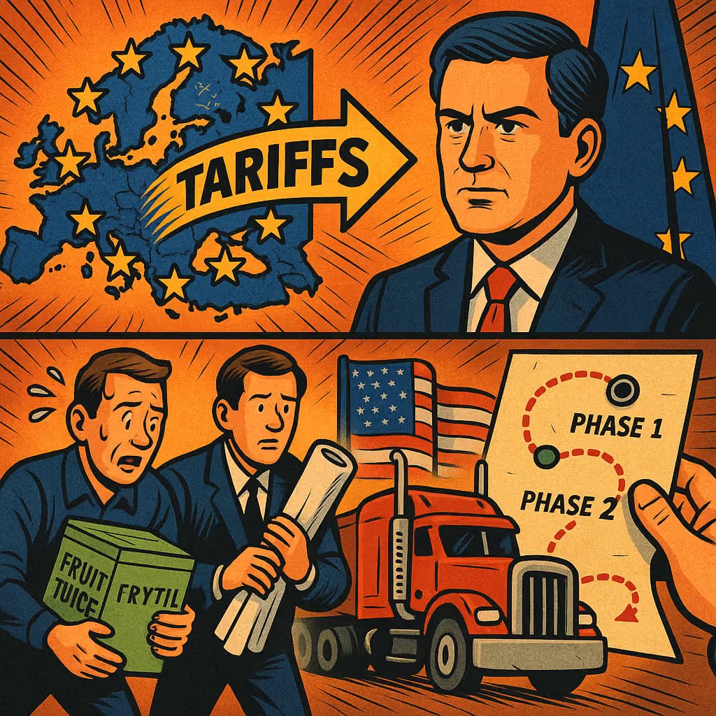 Illustration : La guerre commerciale transatlantique menace de reprendre… et l’Europe doit jouer serré