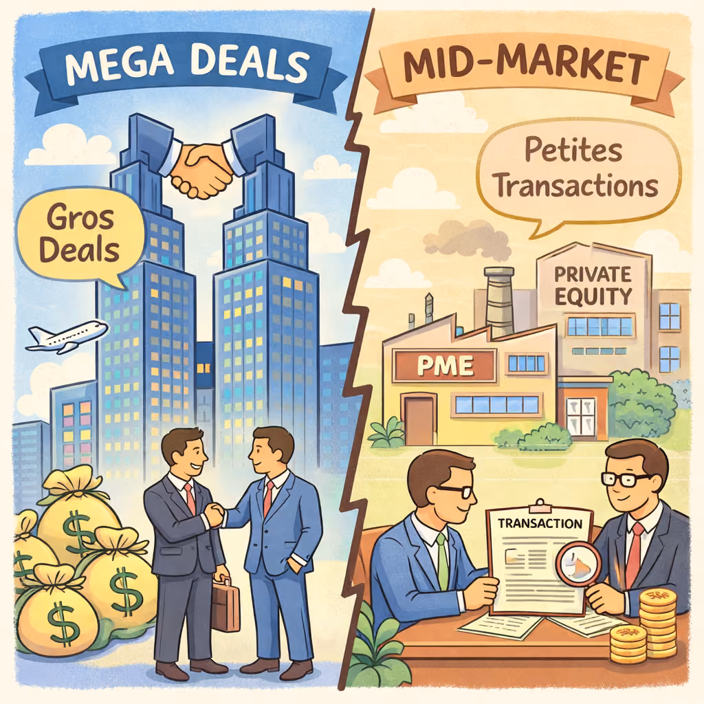 Illustration : M&A mondial, un marché à deux vitesses en 2026