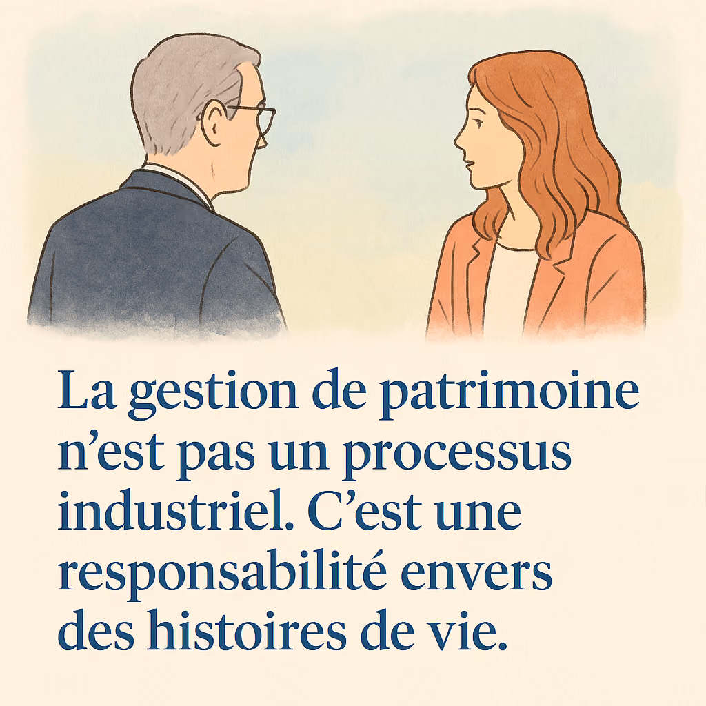 Illustration : Plaidoyer pour la véritable gestion de patrimoine