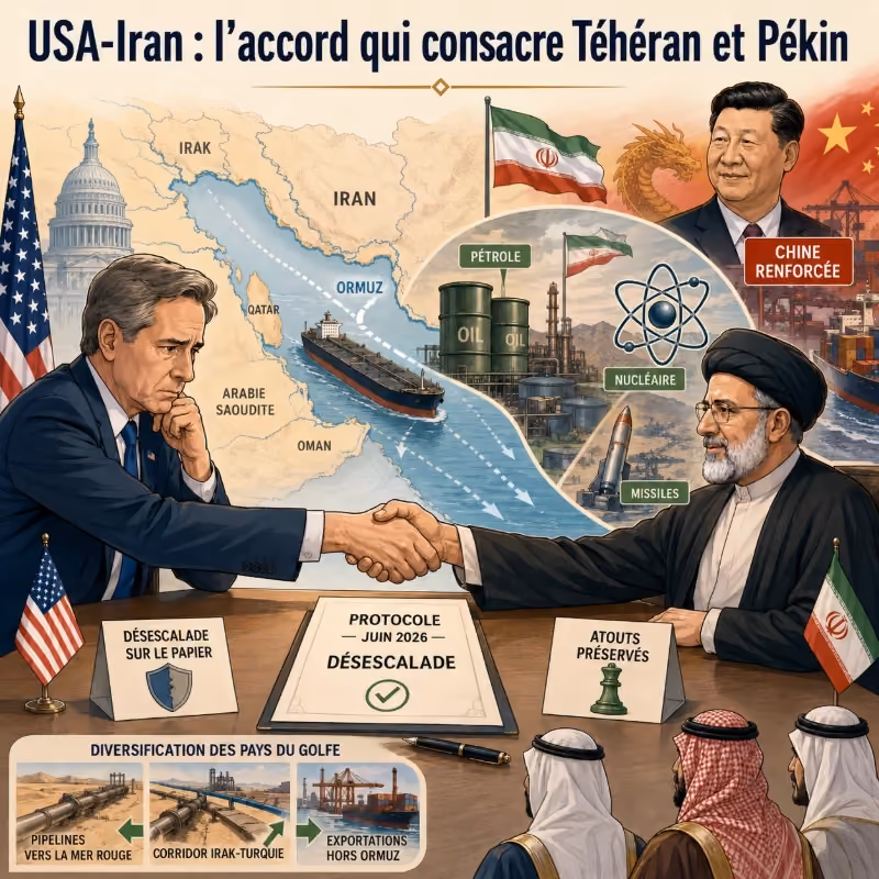 🔖  USA-Iran : l'accord qui consacre Téhéran et Pékin