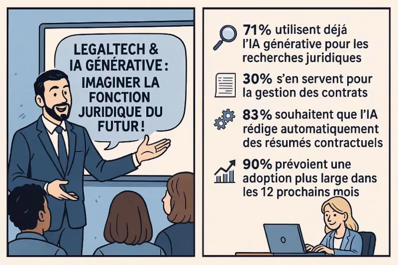 🔎 Legaltech & IAgénérative : vers la fonction juridique du futur !