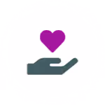 Hand with a heart