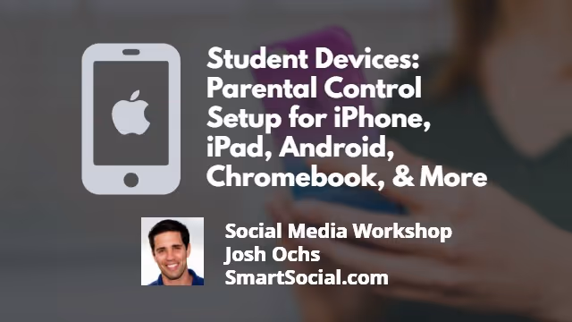 Student Devices How to set up parental controls