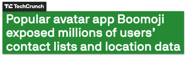 Popular avatar app Boomoji exposed millions of users' contact lists and location data