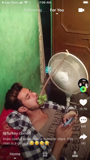 Zynn App Video Feed snapshot