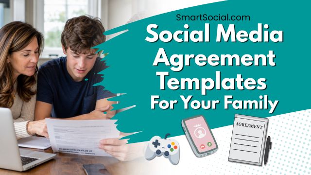 Plantillas de acuerdos de redes sociales para su familia de SmartSocial.com