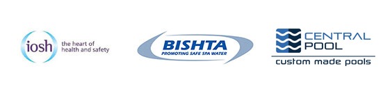 IOSH, BISHTA and Central Pool accreditation logos