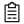 An icon depicting a questionnaire.