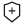 An icon depicting a shield with a plus symbol on the front.
