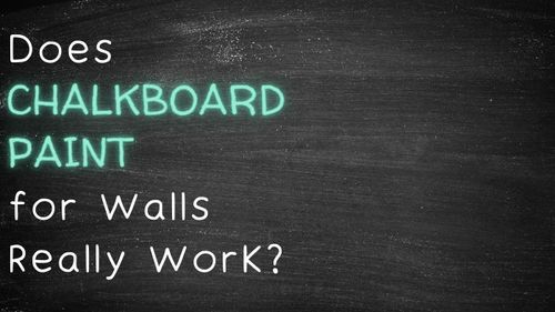 does chalkboard painting work